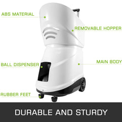 Tennis Automatic Serve Machine TS-08 trainer Support Portable Machine APP Control Count