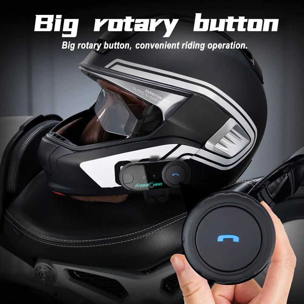 T Com VB Motorcycle Helmet Headset Bluetooth Stereo Intercom Call Wireless Communication Interphone