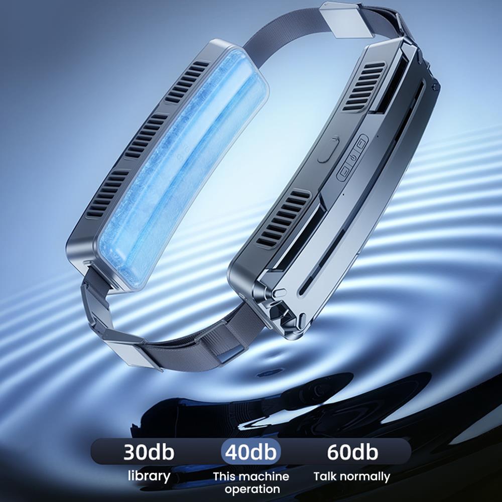 Ice Belt Portable Fan Wearable Waist Fan for Camping Outdoor Sports Travel Mini Usb Charging Cooling Fans