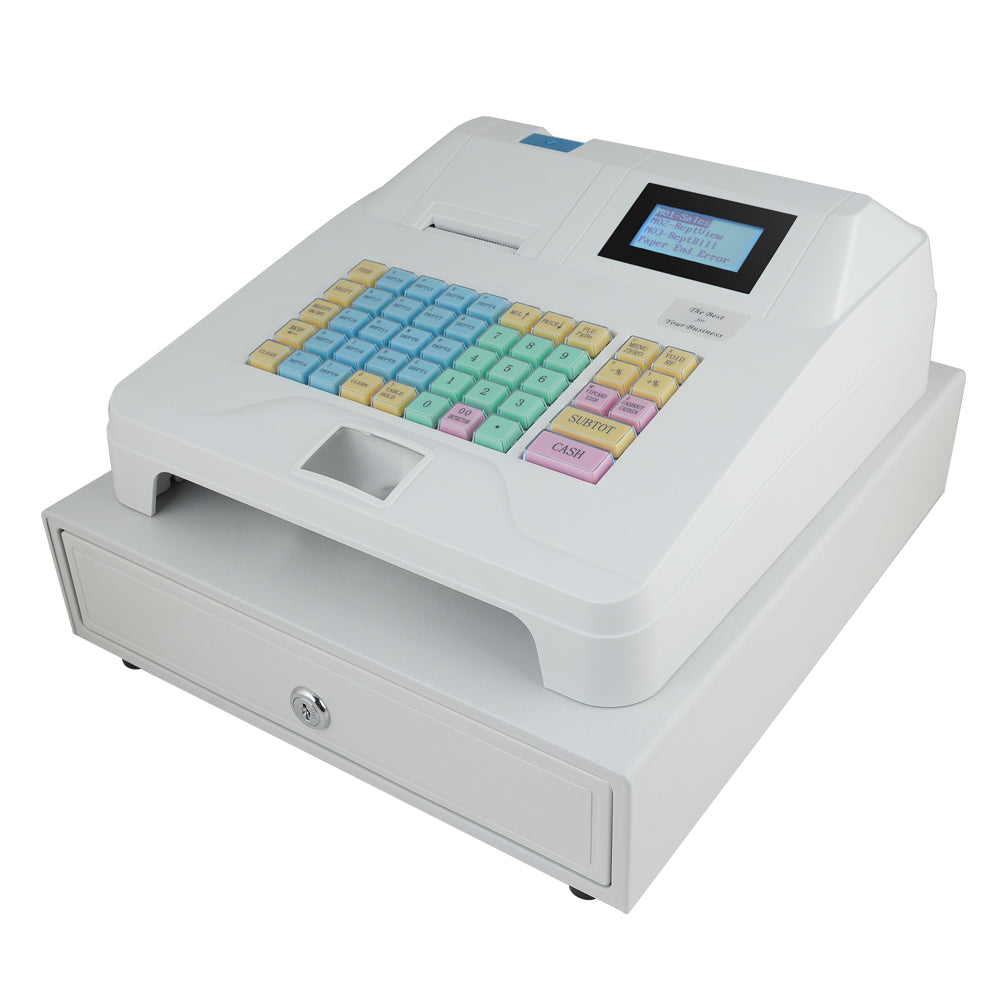 48 Keys LED Display Electric Cash Register Pos System with Drawer