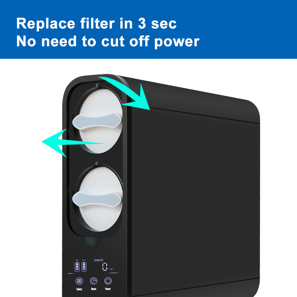 High Flow 600GPD Water Filtration System Under Sink Reverse Osmosis Water Purifier
