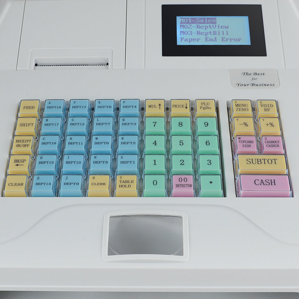 48 Keys LED Display Electric Cash Register Pos System with Drawer