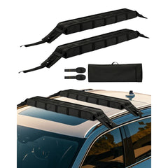 Soft Roof Rack Pads 33in 176lbs Load Capacity for Kayak Canoe Surfboard Luggage