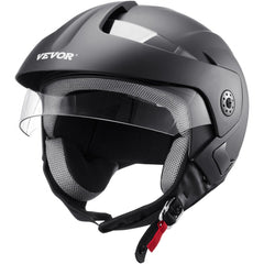 3/4-Face Motorcycle Helmet Motocross Helmet with Bluetooth Communication