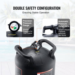 Cartridge Pool Filter, 425Sq. Ft Filter Area Inground Pool Filter, Above Ground Swimming Pool Filtration Filter System with Upgrade Filter &Leak-proof, for Hot Tubs, Spa, Inflatable Pool