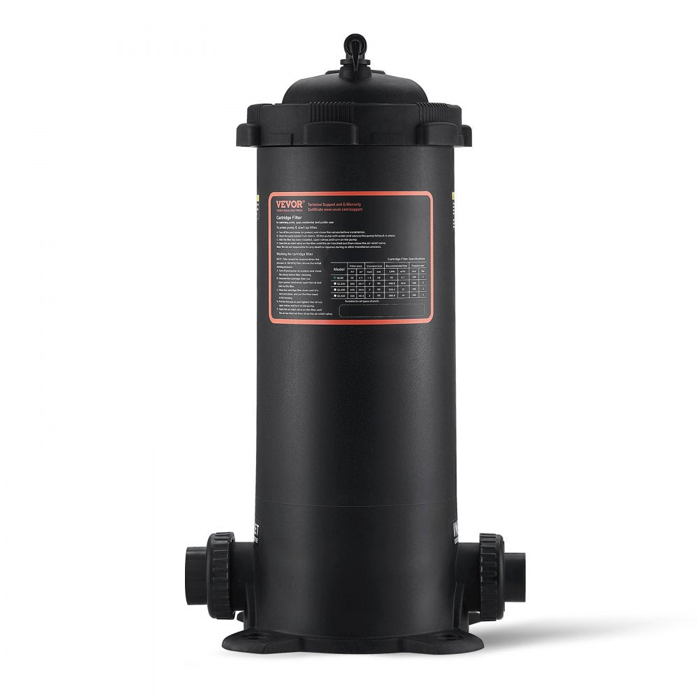 Cartridge Pool Filter, 50Sq. Ft Filter Area Inground Pool Filter, Above Ground Swimming Pool Filtration Filter System with Upgrade Filter &Leak-proof Casing, for Hot Tubs, Spa, Inflatable Pool