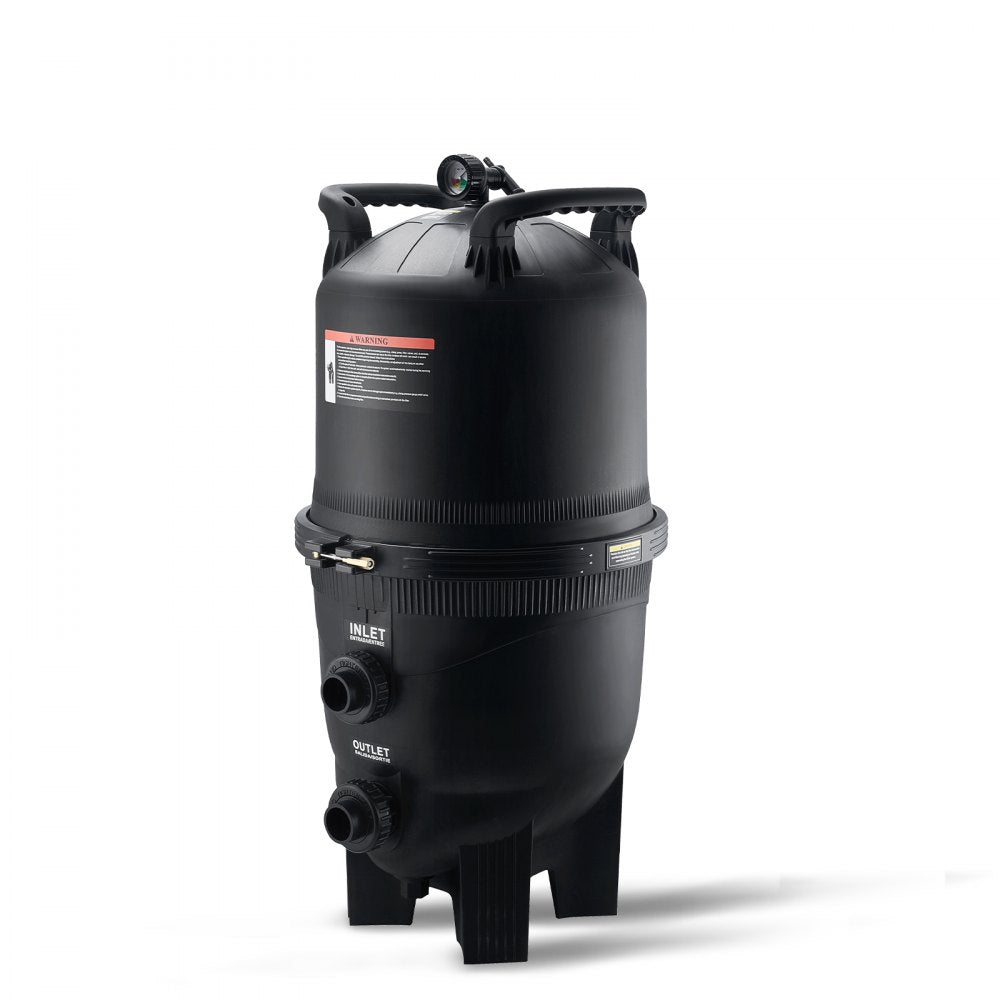 Cartridge Pool Filter, 325Sq. Ft Filter Area Inground Pool Filter, Above Ground Swimming Pool Filtration Filter System with Upgrade Filter &Leak-proof