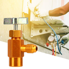 Bottle Opener Valve Tool High Accuracy 1/4 SAE Thread for Refrigerant Bottles 1/2ACME TT12141/2ACME TT1214