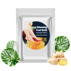 Foot Patch Leg Slimming Wormwood SPA and Ginger Powder Foot Bath for Soothing, Soft and Slim Legs