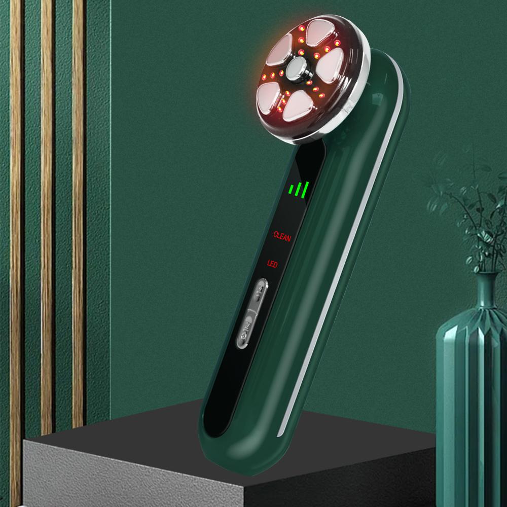 Unlock Flawless Skin with 4-in-1 Face Cleansing Lifting Massager Machine - Beauty Home Device for Radio Wrinkle Removal