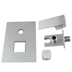 Upgrade Your Shower Experience with 12 Inch Stainless Steel Rain Shower Set - Easy Clean, Wall Mounted, Pre-embedded Box Installation & Flexi-Switch Technology