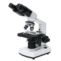 Teach with Clarity: 40X-2000X Binocular Microscope Compound Microscope for Lab Demonstrations with WF10X & WF20X Eyepieces Double Layer Stage Abbe Condenser & Illumination