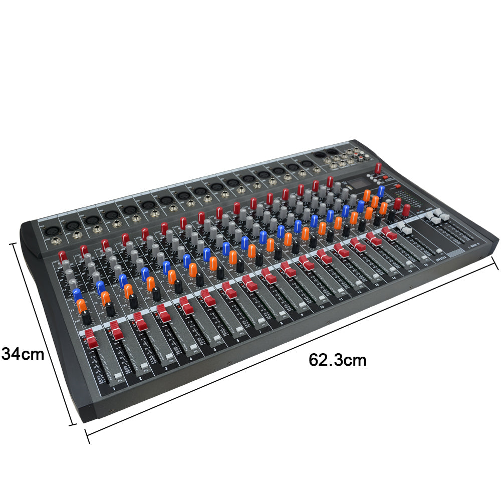 High-Quality 16 Channel Digital Mixing Console Live Studio Audio Mixer