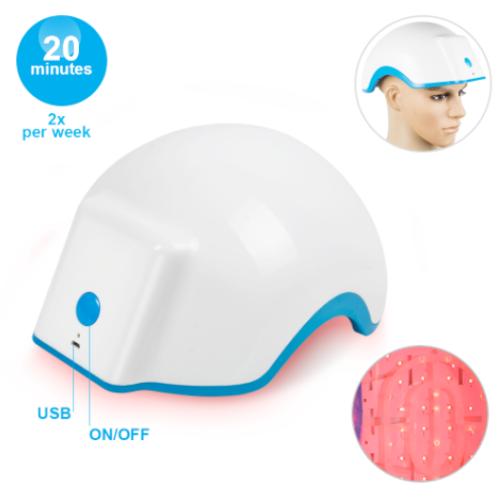 Laser Hair Growth Therapy Helmet - Regrow Your Hair with 80 Point Treatment Cap for Alopecia and Hair Loss