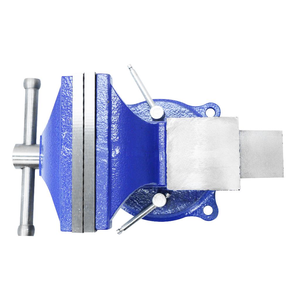 Get a Grip with our Heavy-Duty Bench Vise - Swivel Base 5", Locking & Sturdy Material for Big Striking Mesa - 360° Rotation