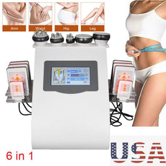 6-in-1 Slimming Machine - Cavitation Ultrasonic Vacuum Body Slimming, Cellulite Reduction, Body Shaping