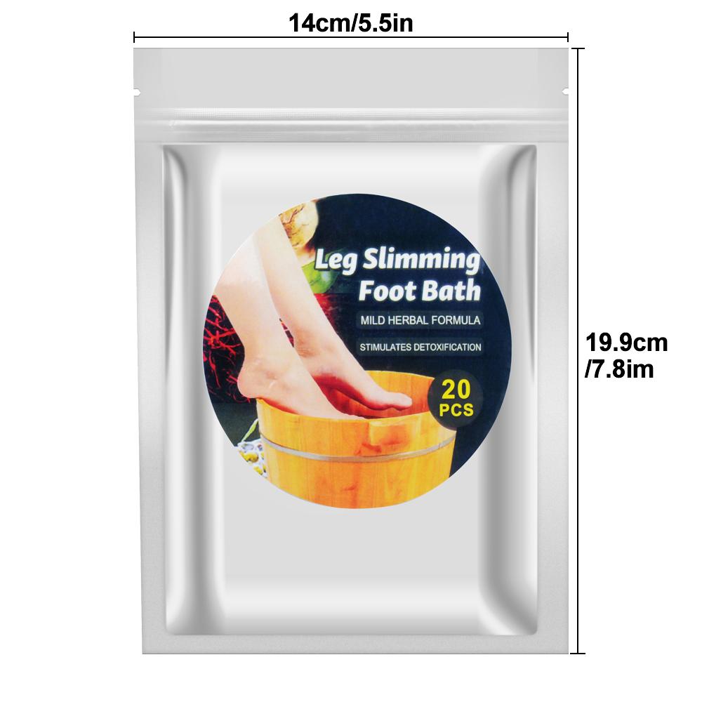 Foot Patch Leg Slimming Wormwood SPA and Ginger Powder Foot Bath for Soothing, Soft and Slim Legs